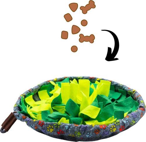 Wufsalad Köpek Yavaş Besleme Için Koklama Matı Interaktif Mama Saklamalı Kokla Bul Oyuncağı