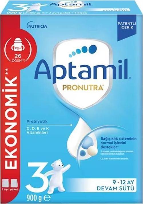 Pronutra 3 Devam Sütü 900 gr 9-12 Ay
