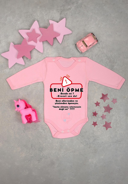 %100 Beni Öpme Baskılı Zıbın & Body