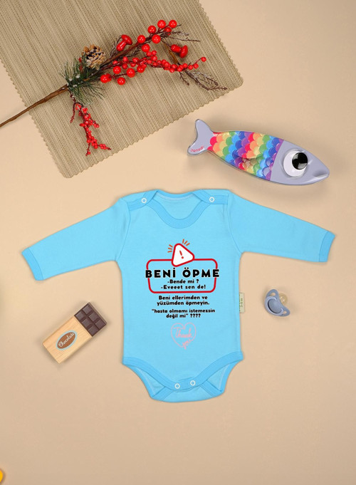 %100 Beni Öpme Baskılı Zıbın & Body