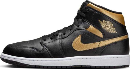 Jordan Air 1 Mid Erkek Siyah Spor Ayakkabı DQ8426-071