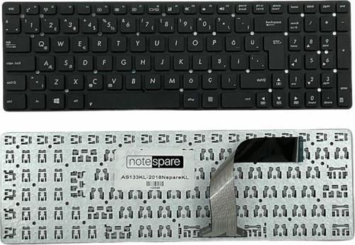 Asus K55VJ-SX077D, K55VJ-SX216D Uyumlu Laptop Klavye Siyah TR