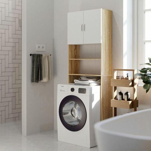 Tdesigno Seden Banyo Dolabı-Çok Amaçlı-Çamaşır Makinesi Dolabı