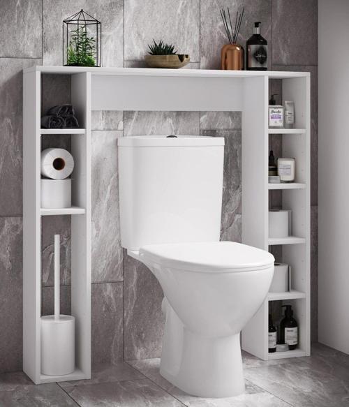 Tdesigno Ucda Klozet Arkası-Üstü-Banyo Dolabı-Çok Amaçlı