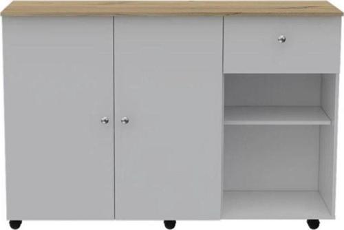 Neşe Mutfak Adası - Beyaz-120 Cm