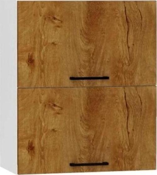 Alin Mutfak Üst Modül Çok Amaçlı Dolap 60 Cm 2 Katlı - Meşe