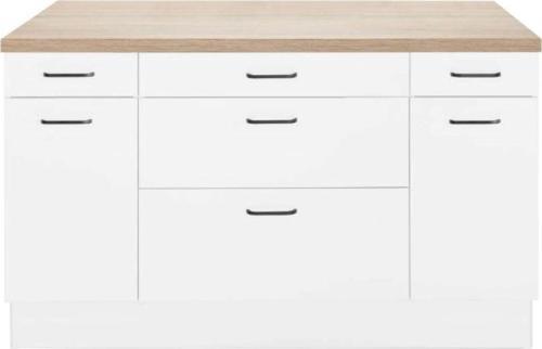 Tdesigno Helin Mutfak Alt Modül 120 Cm Beyaz -Tezgah Dahil