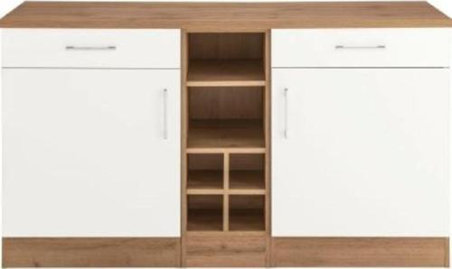 Tdesigno Katya Mutfak Adası Alt Modül 130 Cm Beyaz -Tezgah Dahil