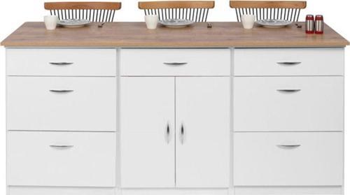 Tdesigno Lucky Mutfak Adası -150 Cm -Atlantik Çam Tezgah Dahil