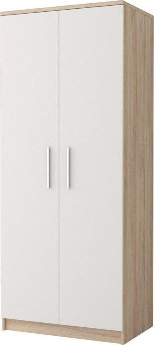 Tdesigno Açelya Giyinme Dolabı - Çok Amaçlı Dolap - Gardırop 80 Cm-2 Kapaklı
