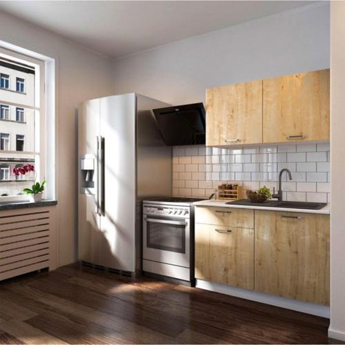 Tdesigno Ahenk Hazır Mutfak Dolabı 120 Cm –-Safir Meşe
