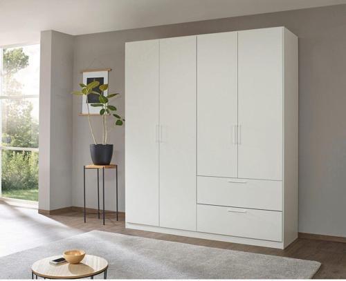 Tdesigno Araz Giyinme Dolabı - Çok Amaçlı Dolap - Gardırop 180 Cm-4 Kapaklı-2 Çekmeceli