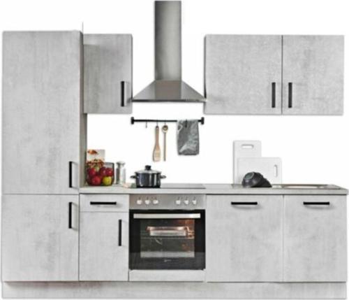 Tdesigno Demir Mutfak 260 Cm-Kiler Dahil Gri