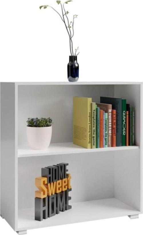 Tdesigno Dila Kitaplık 80 Cm Beyaz