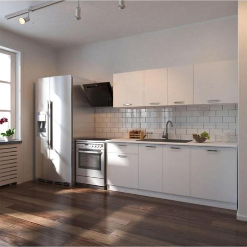 Tdesigno Sedef Hazır Mutfak Dolabı 200 Cm -Beyaz–