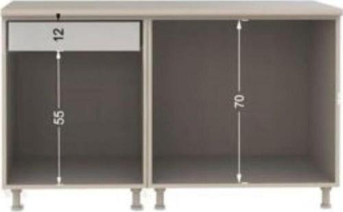 Tdesigno Atlas Mutfak Alt Modülü 100 Cm -Beyaz–