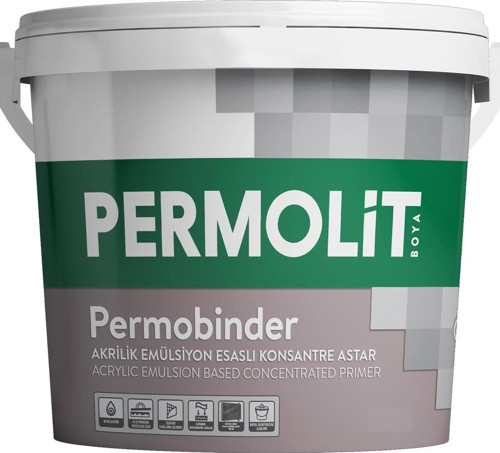 Binder Su Bazlı Konsantre Astar - BEYAZ - 2.5 Lt.