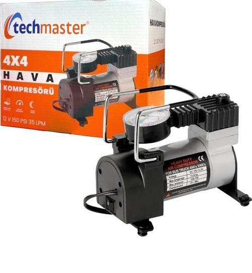 Araba Oto Araç Lastik Şişirme Pompası 150 Psi Kompresör Ac-580