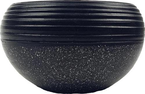 Siyah Granit Küp Aranjman Saksı Saksılık Salon Çiçeklik