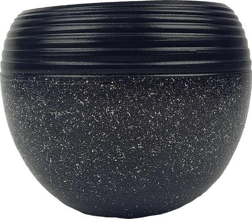 Siyah Granit Küp Saksı Saksılık Salon Çiçeklik