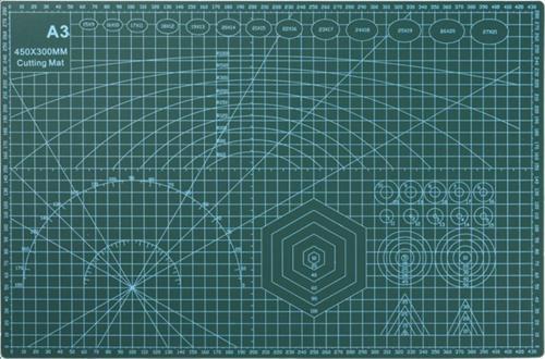 Kesme Matı Cutting Mat Kesim Altlığı A3 Ebatında 45cm x 30cm