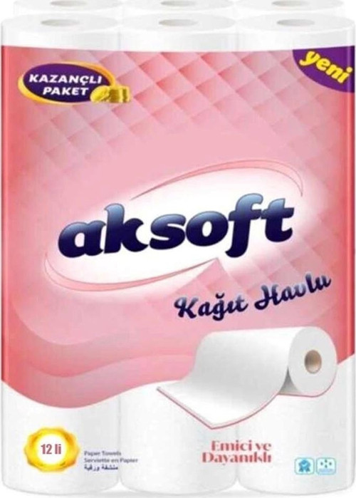 Super Beyaz Havlu 12 Lı
