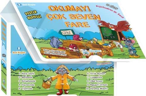 Okumayı Çok Seven Fare Serisi - 10 Kitap + Değerlendirme Eki Kutulu