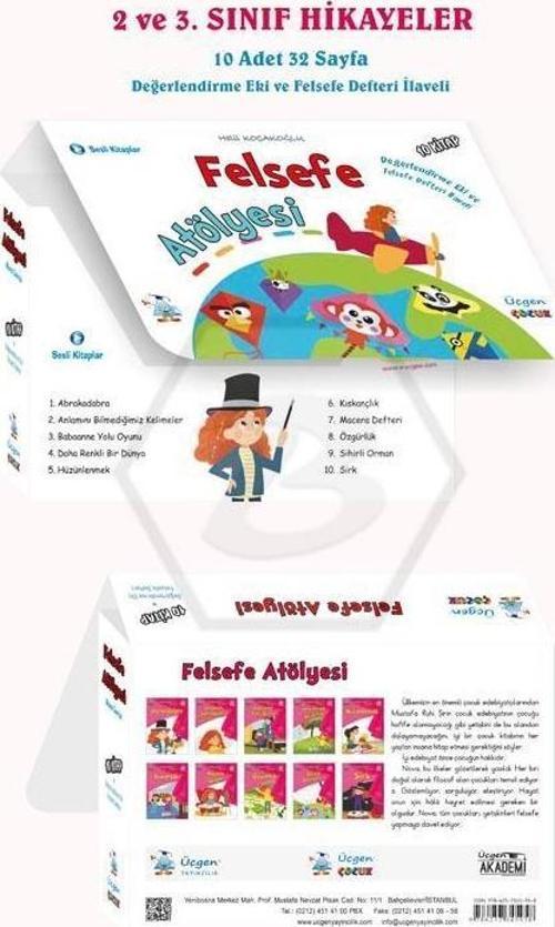 FELSEFE ATÖLYESİ Serisi - 10 Kitap + Değerlendirme Eki + Felsefe Defteri Kutulu