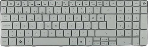 Acer PK130C82019, PK130C83000 Uyumlu Laptop Klavye Beyaz TR