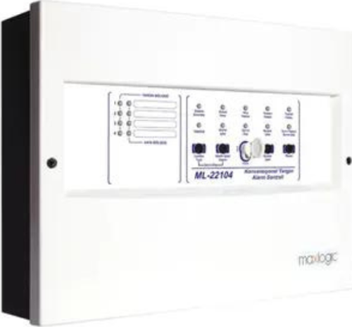ML-22104 Konvansiyonel Yangın Alarm Santralı, 4 Bölge