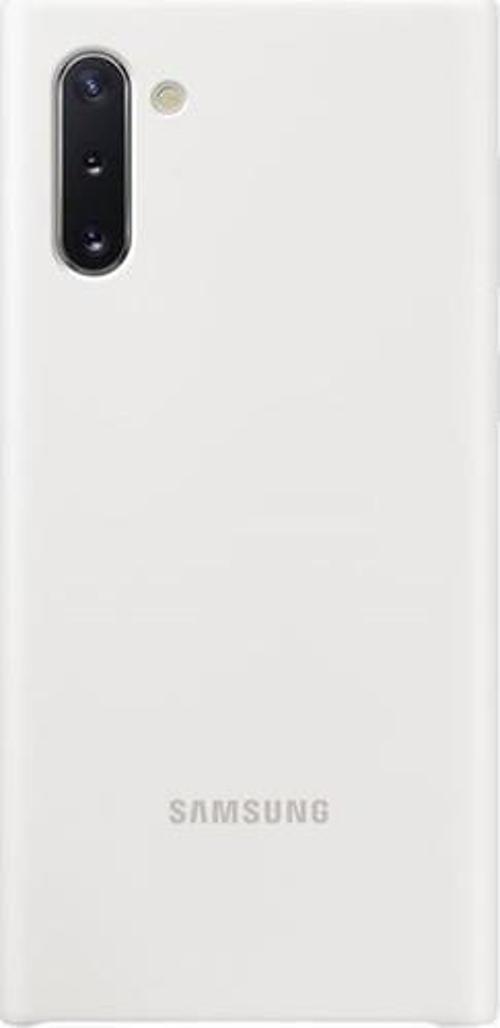 Galaxy Note 10 ile Uyumlu Silikon Kılıf Beyaz EF-PN970TWEGWW