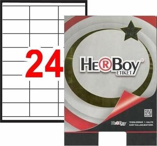 Laser Etiket 100 Yaprak 70X35 Mm Laser-Copy-İnkjet HB-1324