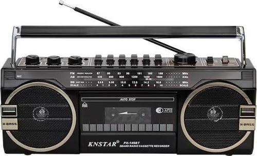 Nostalji Tasarımlı Kaset Ve Müzik Çalar Knstar PX-149 Kaset-Bluetooth-Usb-Sd-Fm