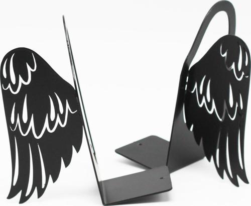 Metal Masa Üstü Sofra Dekoratif Siyah Peçetelik Kanat Desenli Model
