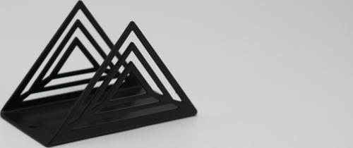 Metal Masa Üstü Sofra Dekoratif Siyah Peçetelik Minimalist Model