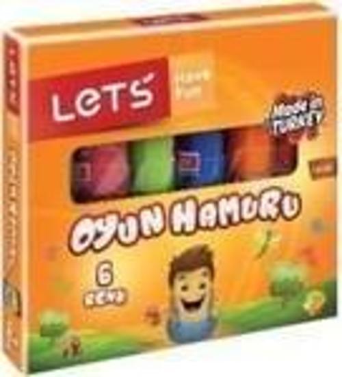 OYUN HAMURU 6 RENK PARMAK BOY 240 GR L-8106