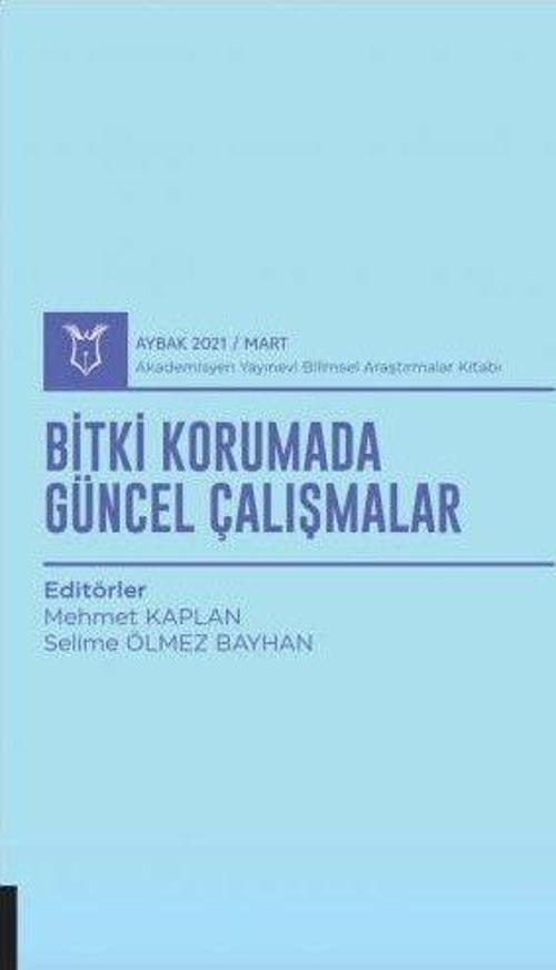 Bitki Korumada Güncel Çalışmalar (AYBAK 2021 Mart)
