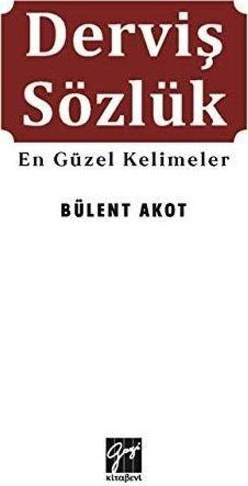 Gazi Kitabevi Derviş Sözlük