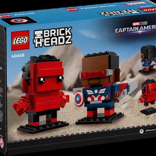 40668 Kaptan Amerika ve Red Hulk Figürleri