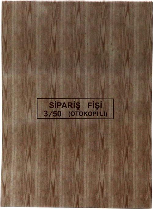 Sipariş Fişi 3/50 3 Nüsha