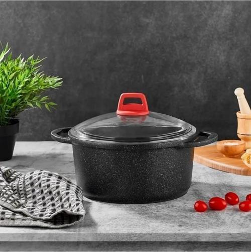 Granit Döküm Derin Tencere 24 CM