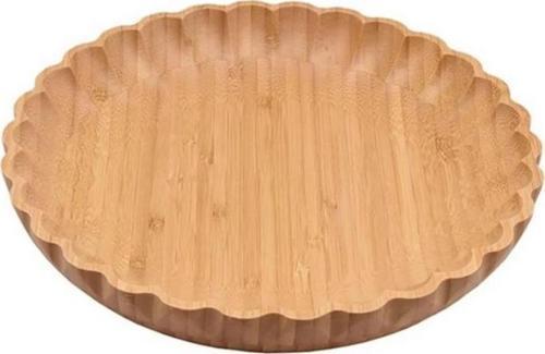 Dayanıklı Bambu Tırtıklı Kenarlı Kase 20 Cm - 7B128
