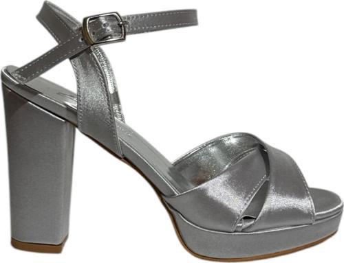 Mg Shoes 2105 Kadın Platform Topuklu Saten Ayakkabı (Yaz 25)