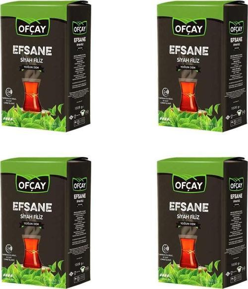 Efsane Siyah Filiz Çay 1000 Gramx4 Adet