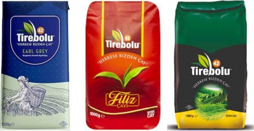 Tirebolu (Earl Grey/Filiz/Siyah Çay) 3X1000 Gram