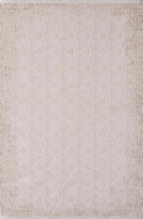 Alegra 09105A Krem Bej Retro Motifli Bambu Halı