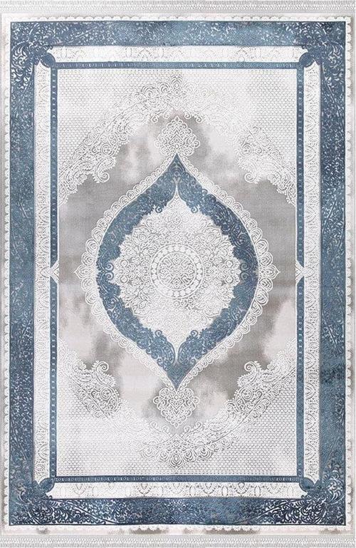 Blossom Lacivert Füme Retro Klasik Halı