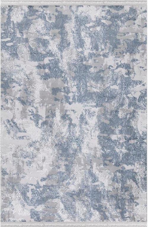 Blossom Lacivert Füme Modern Eskitme Halı