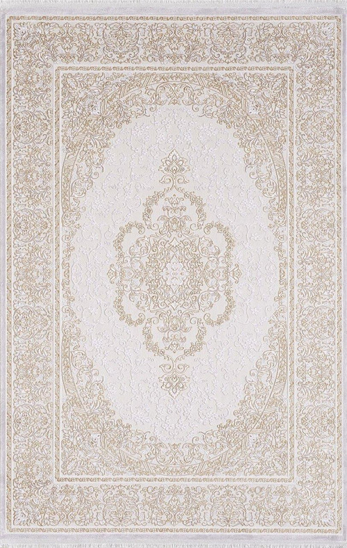 Dream 09706D Gri Gold Klasik Bambu Halı