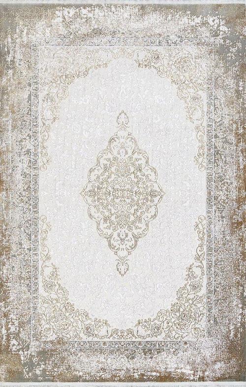 Dream 09707C Gri Gold Klasik Bambu Halı